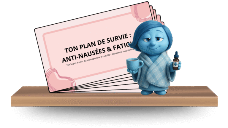 PLAN DE SURVIE : ANTI-NAUSÉES ET FATIGUE  – STARTER GROSSESSE™