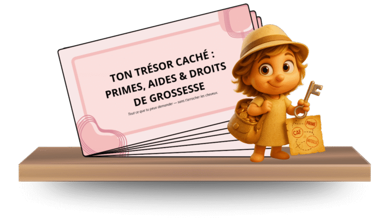 TRÉSOR CACHÉ : PRIMES, AIDES & DROITS DE GROSSESSE – STARTER GROSSESSE™