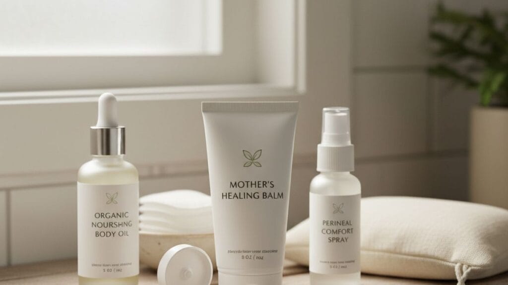 Produits de soins corporels essentiels pour la récupération post-partum