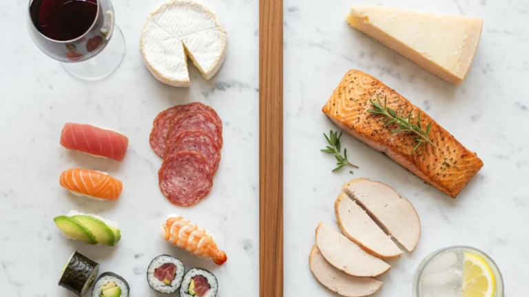 Aliments interdits pendant la grossesse : La liste 2026